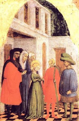 VIVARINI, Alvise Marriage of St. Monica France oil painting art